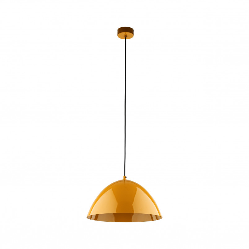 Lampa wisząca Faro Ochra TK Lighting | Żółta, Metalowa
