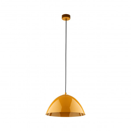 Lampa wisząca Faro Ochra TK Lighting | Żółta, Metalowa