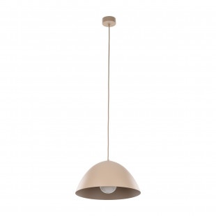 Lampa wisząca Faro Sabia - TK Lighting | Beżowa, Metalowa