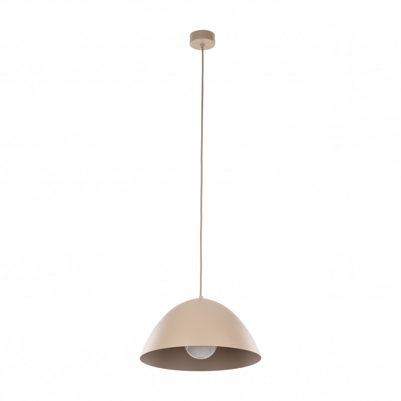 Lampa wisząca Faro Sabia - TK Lighting | Beżowa, Metalowa