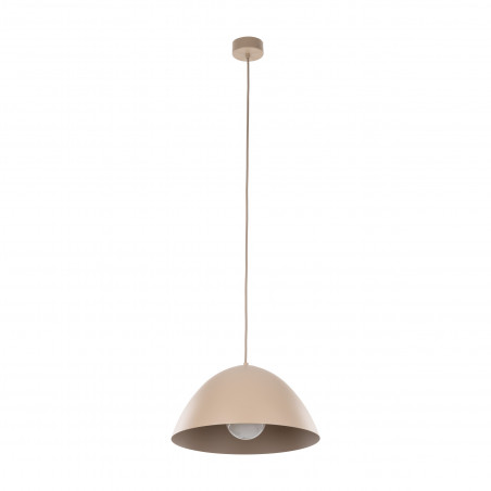 Lampa wisząca Faro Sabia - TK Lighting | Beżowa, Metalowa