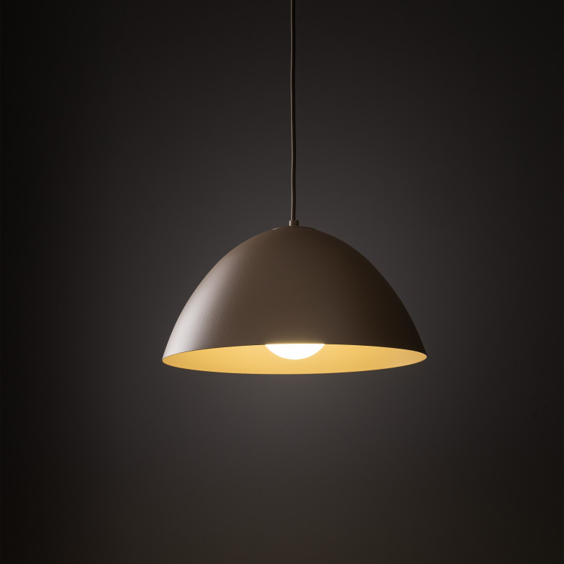 Lampa wisząca Faro Sabia - TK Lighting | Beżowa, Metalowa