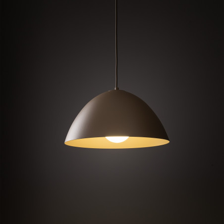 Lampa wisząca Faro Sabia - TK Lighting | Beżowa, Metalowa