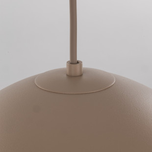 Lampa wisząca Faro Sabia - TK Lighting | Beżowa, Metalowa