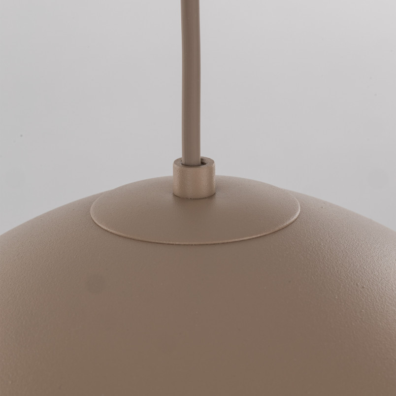 Lampa wisząca Faro Sabia - TK Lighting | Beżowa, Metalowa