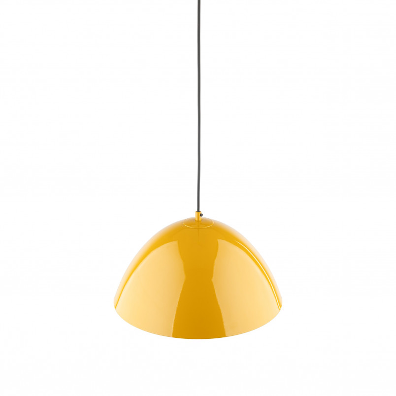Lampa wisząca Faro Ochra TK Lighting | Żółta, Metalowa
