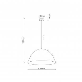 Lampa Wisząca Metalowa Faro Ceglana TK Lighting | Kup Teraz