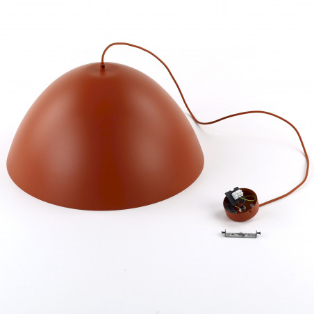 Lampa Wisząca Metalowa Faro Ceglana TK Lighting | Kup Teraz