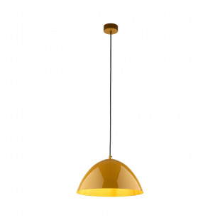 Lampa wisząca Faro Ochra TK Lighting | Żółta, Metalowa