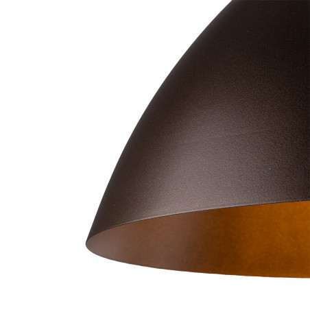 Lampa wisząca Faro, brązowa, metalowa - TK Lighting