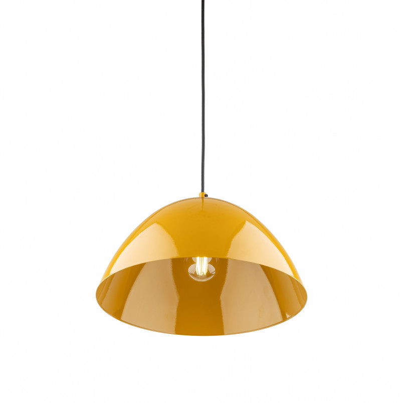 Lampa wisząca Faro Ochra TK Lighting | Żółta, Metalowa