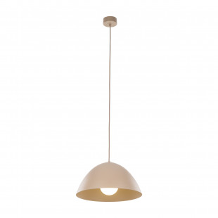 Lampa wisząca Faro Sabia - TK Lighting | Beżowa, Metalowa