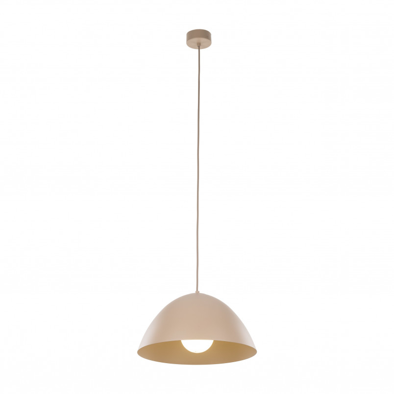 Lampa wisząca Faro Sabia - TK Lighting | Beżowa, Metalowa