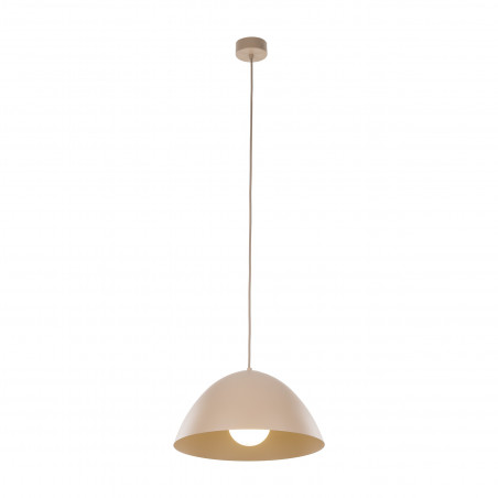Lampa wisząca Faro Sabia - TK Lighting | Beżowa, Metalowa