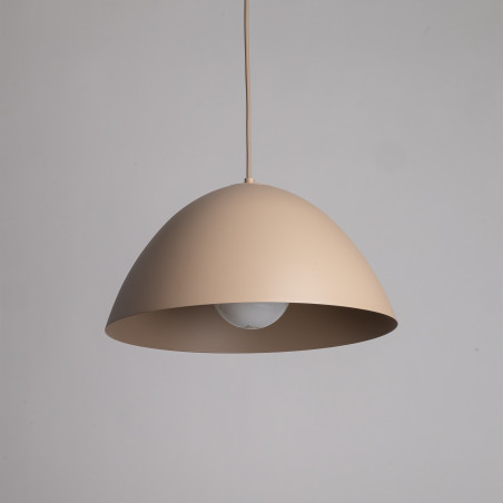 Lampa wisząca Faro Sabia - TK Lighting | Beżowa, Metalowa