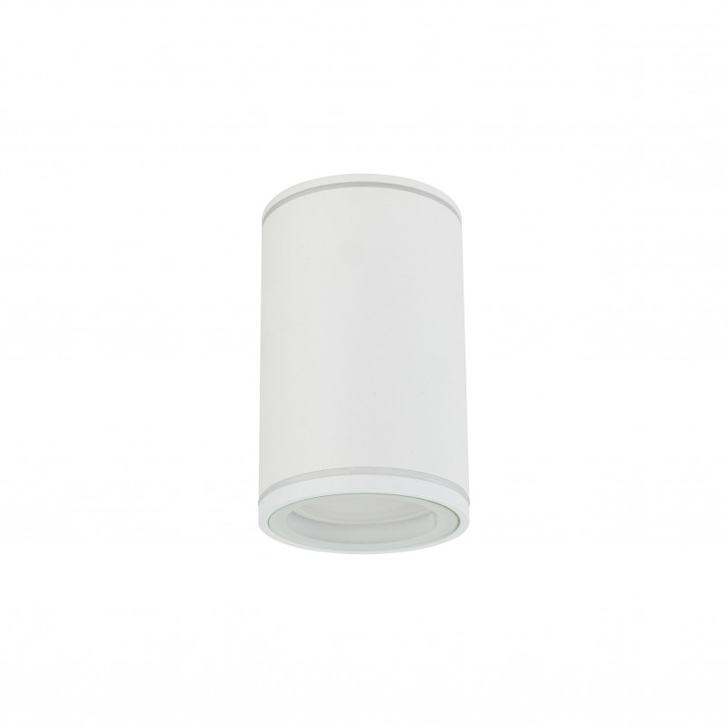 Lampa spot tuba Flare biała TK Lighting | Downlight do łazni