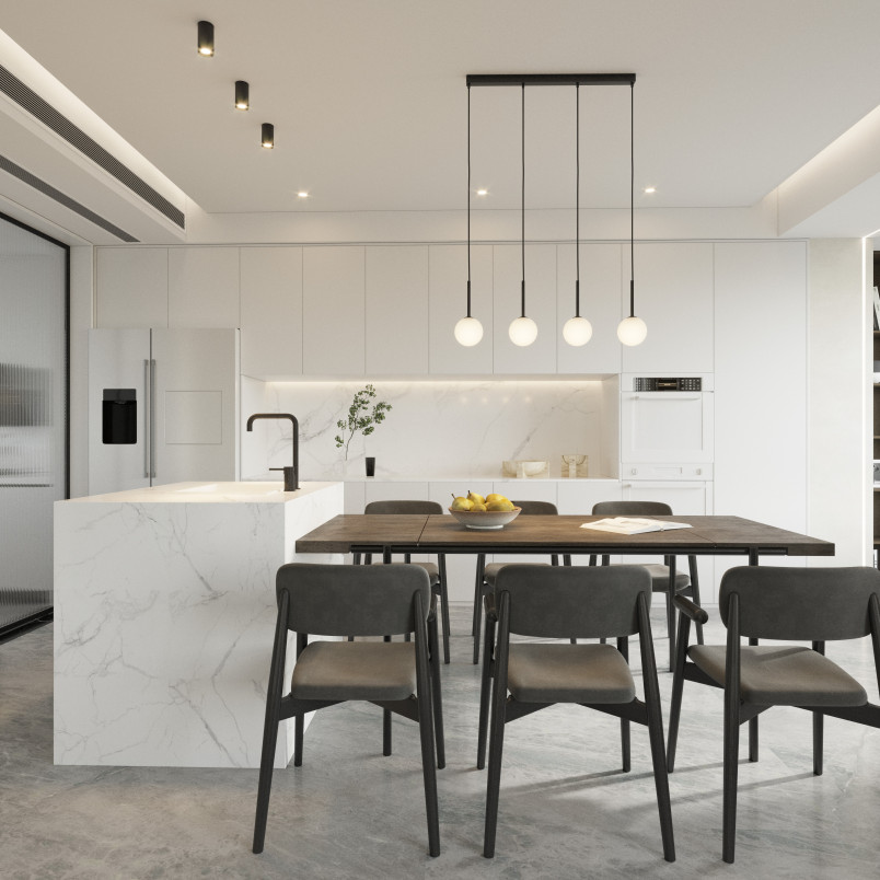 Lampa spot Flare czarna TK Lighting | Downlight do łazienki