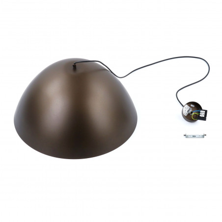 Lampa wisząca Faro, brązowa, metalowa - TK Lighting