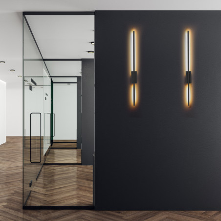 Kinkiet LED Flash czarny TK Lighting | Nowoczesne oświetlenie