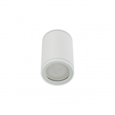 Lampa spot tuba Flare biała TK Lighting | Downlight do łazni