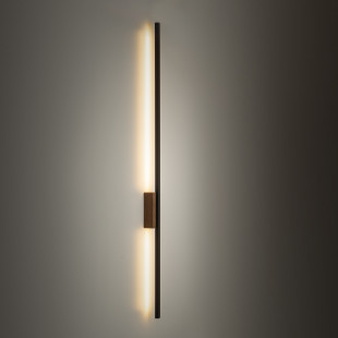 Kinkiet LED Flash czarny/orzech TK Lighting | Nowoczesne oświetlenie