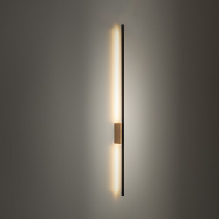 Kinkiet Flash LED czarny/sosna TK Lighting - Nowoczesne oświetlenie