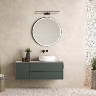 Kinkiet łazienkowy LED czarny TK Lighting | Nad lustro | 62cm