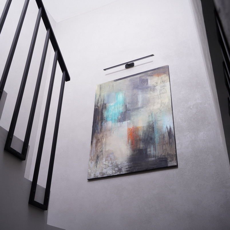 Kinkiet łazienkowy LED czarny TK Lighting | Nad lustro | 62cm