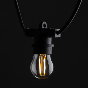Girlanda zewnętrzna czarna 1150cm TK Lighting | Nowoczesne oświetlenie