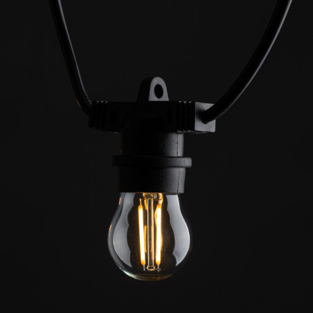 Girlanda zewnętrzna czarna 1150cm TK Lighting | Nowoczesne oświetlenie