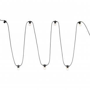 Girlanda zewnętrzna czarna 1150cm TK Lighting | Nowoczesne oświetlenie