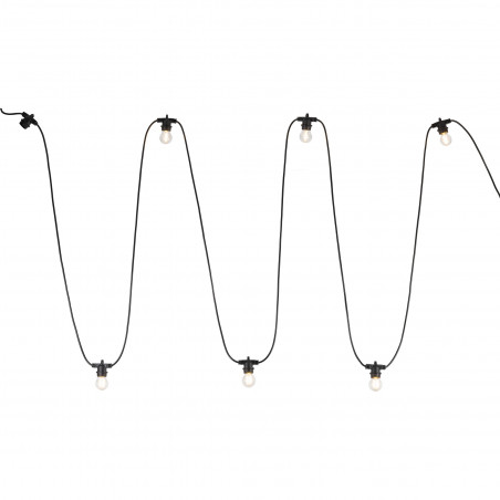 Girlanda zewnętrzna czarna 1150cm TK Lighting | Nowoczesne oświetlenie