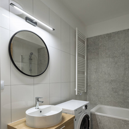 Kinkiet łazienkowy LED czarny TK Lighting | Nad lustro | 62cm