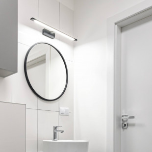 Kinkiet łazienkowy LED czarny TK Lighting | Nad lustro | 62cm