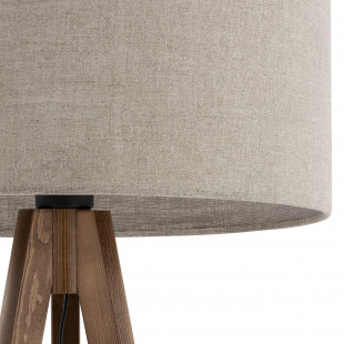 Lampa podłogowa Grand II TK Lighting | Juta, Orzech | Skandynawska