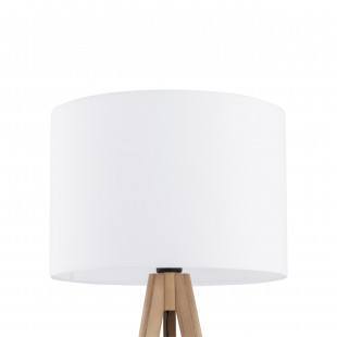 Lampa podłogowa Grand | Biały trójnóg z abażurem | TK Lighting