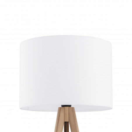 Lampa podłogowa Grand | Biały trójnóg z abażurem | TK Lighting