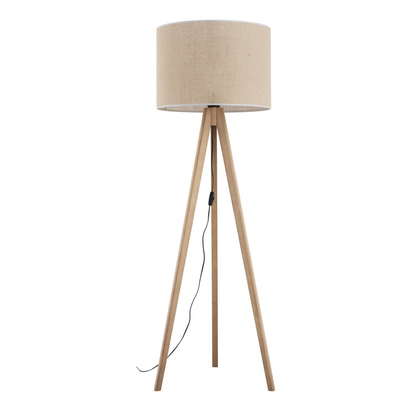 Lampa podłogowa Grand TK Lighting | Juta, Sosna, Skandynawska