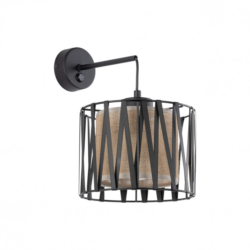 Kinkiet Harmony Nature TK Lighting | Brązowy/Czarny | Sklep Lamp