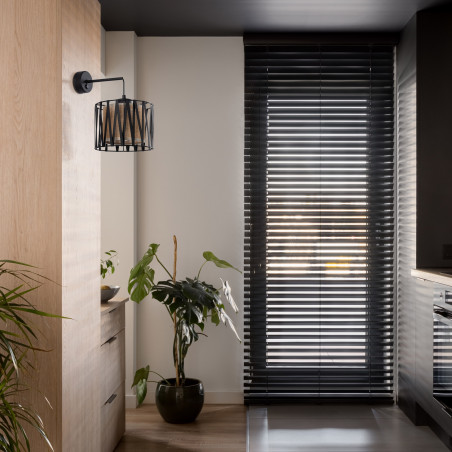 Kinkiet Harmony Nature TK Lighting | Brązowy/Czarny | Sklep Lamp