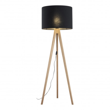 Lampa Podłogowa Trójnóg Czarna | TK Lighting Grand 50cm