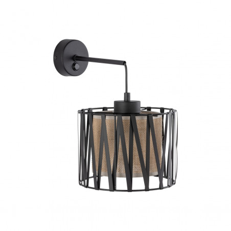 Kinkiet Harmony Nature TK Lighting | Brązowy/Czarny | Sklep Lamp
