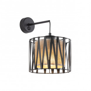 Kinkiet Harmony Nature TK Lighting | Brązowy/Czarny | Sklep Lamp