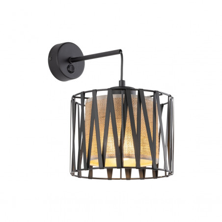 Kinkiet Harmony Nature TK Lighting | Brązowy/Czarny | Sklep Lamp