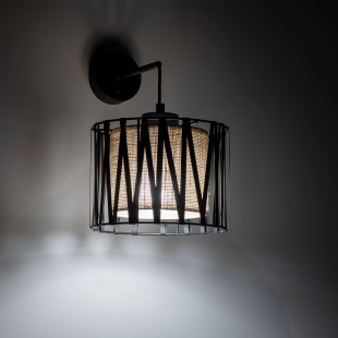 Kinkiet Harmony Nature TK Lighting | Brązowy/Czarny | Sklep Lamp