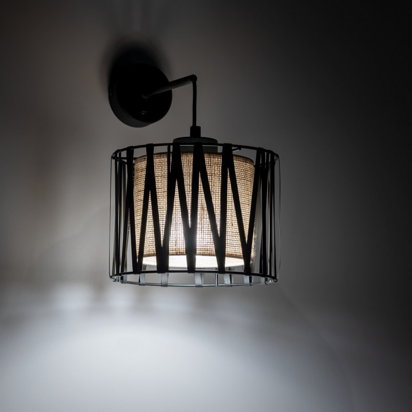 Kinkiet Harmony Nature TK Lighting | Brązowy/Czarny | Sklep Lamp