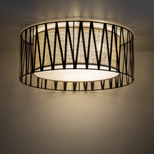 Plafon Harmony Nature TK Lighting | Brązowy/Czarny | Sklep Lamp