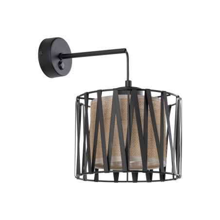 Kinkiet Harmony Nature TK Lighting | Brązowy/Czarny | Sklep Lamp