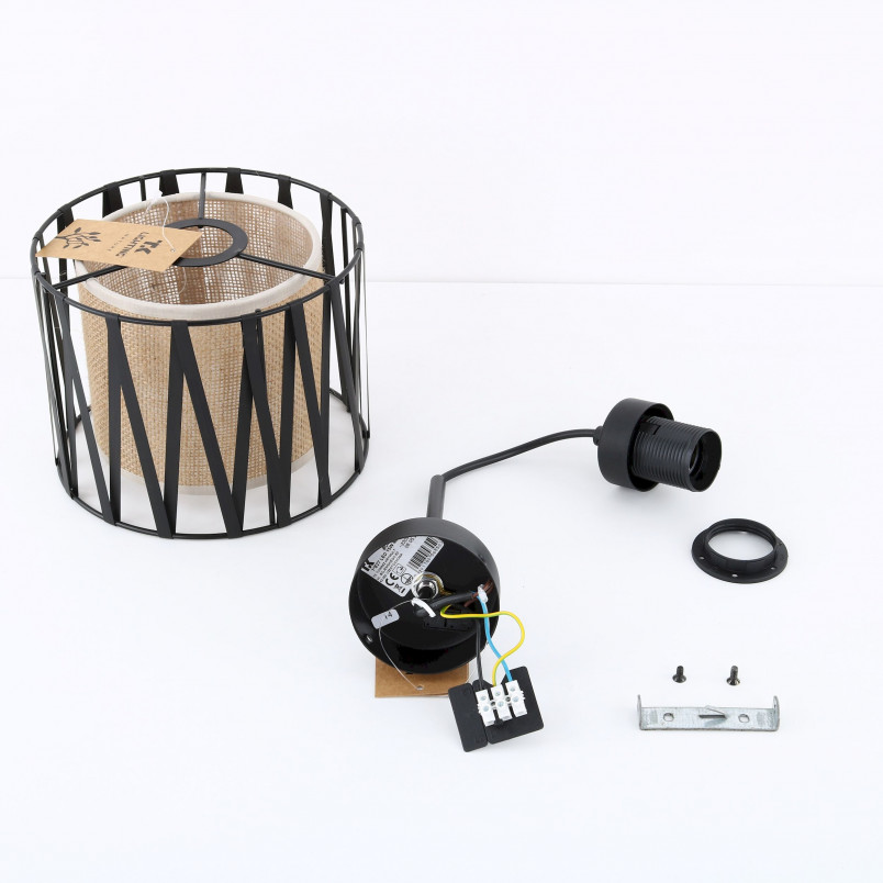 Kinkiet Harmony Nature TK Lighting | Brązowy/Czarny | Sklep Lamp