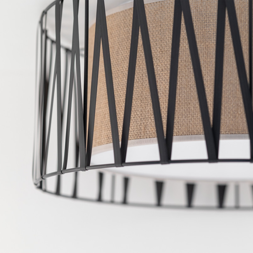Plafon Harmony Nature TK Lighting | Brązowy/Czarny | Sklep Lamp